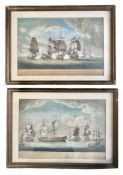 AFTER RICHARD WRIGHT - TWO 18TH CENTURY ENGRAVINGS OF THE DEFEAT OF THUROT