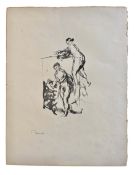 PIERRE AUGUSTE RENOIR - FEMME AU CEP DE VIGNE, 3E - LITHOGRAPH, PUBL. VOLLARD