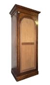 VICTORIAN 19TH CENTURY MAHOGANY SINGLE DOOR WARDROBE