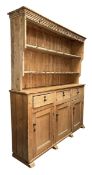 VICTORIAN 19TH CENTURY PINE WOOD WELSH DRESSER