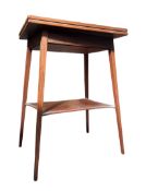 EARLY 20TH CENTURY EDWARDIAN INLAID MAHOGANY CARD TABLE