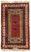 20TH CENTURY CAUCASUS KAZAK WOOL SIGNED FLOOR CARPET RUG