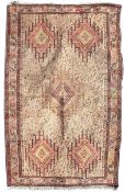 20TH CENTURY PERSIAN SOUMAK SHAHSVAN COTTON ON SILK CARPET RUG