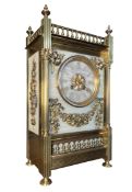 19TH CENTURY FRENCH 8 DAY STRIKING MANTEL CLOCK