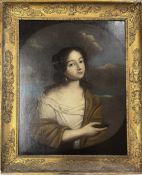 AFTER GIOVANNI MARTINELLI (1610-1659) - ALLEGORY OF WISDOM - OIL ON CANVAS PORTRAIT