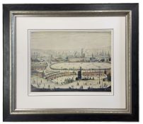 LAURENCE STEPHEN LOWRY (1887-1976) - THE POND - LIM. ED. LITHOGRAPH