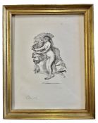 PIERRE AUGUSTE RENOIR - FEMME AU CEP DE VIGNE, 1E - LITHOGRAPH, PUBL. VOLLARD
