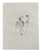 PIERRE AUGUSTE RENOIR - FEMME AU CEP DE VIGN, 4E - LITHOGRAPH, PUBL. VOLLARD