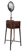 GEORGE III 19TH CENTURY MAHOGANY GENTLEMAN'S WASHSTAND