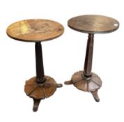 PAIR OF 19TH CENTURY WILLIAM IV MAHOGANY WINE SIDE TABLES