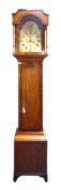 THOMAS FIELD OF BATH - LATE 18TH CENTURY WALNUT CASED LONGCASE CLOCK