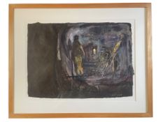 KURT JACKSON (B. 1961) - LONG HOLE DRILLERS, LEVEL 315, DOLCOATH SOUTH - MIXED MEDIA