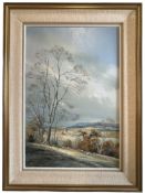 MICHAEL BARNFATHER (B. 1934) - A LITTLE PIECE OF ENGLAND - OIL ON CANVAS