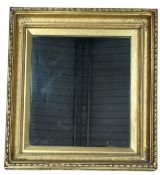 19TH CENTURY GILT WOOD & GESSO WORKED OVERMANTEL MIRROR
