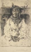 LILIAN WHITEHEAD (1894-1959) - OLD CHELSEA, C. 1919 - ETCHING ON LIGHTWEIGHT PAPER