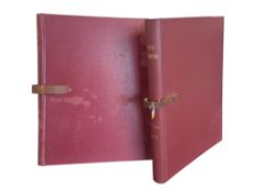 TWO 1900S LARGE BOUND VOLUMES OF THE TIMES NEWSPAPER