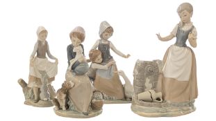 LLADRO / NAO - COLLECTION OF HAND MADE SPANISH PORCELAIN FIGURINES