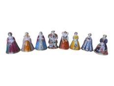 ROYAL WORCESTER - THE CONNOISSEUR COLLECTION - SET OF BONE CHINA CANDLE SNUFFERS