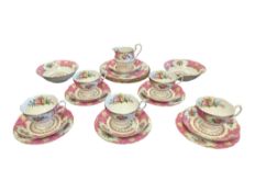 VINTAGE ROYAL ALBERT LADY CARLYLE BONE CHINA TEA SERVICE