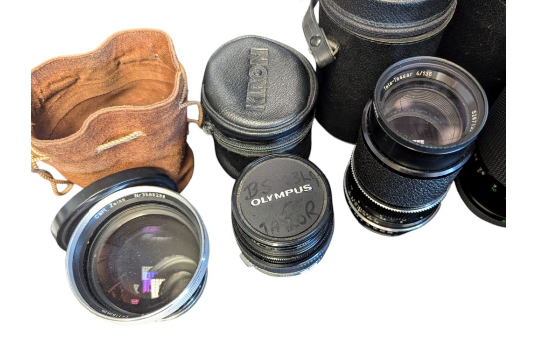 COLLECTION OF LATE 20TH CENTURY VINTAGE CAMERA LENSES - Bild 3 aus 7