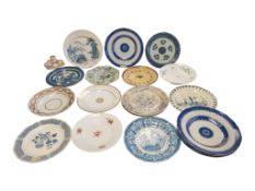 COLLECTION OF 18TH CENTURY & LATER CHINA PLATES