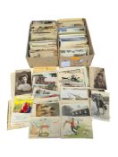 COLLECTION OF 20TH CENTURY ASSORTED VINTAGE POSTCARDS