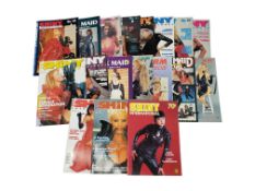 COLLECTION OF 1990S / EARLY 2000S SHINY INTERNATIONAL ADULT FETISH MAGAZINES