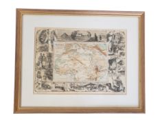 19TH CENTURY MAP OF NORTH AFRICA (NORDLICHES AFRICA)