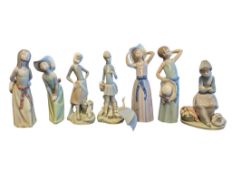 LLADRO - COLLECTION OF LATE 20TH CENTURY SPANISH PORCELAIN FIGURES
