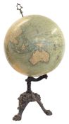 EARLY 20TH CENTURY FRENCH TABLETOP GLOBE