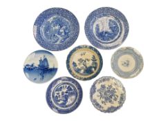 COLLECTION OF 19TH CENTURY & LATER IRONSTONE CHINA PLATES