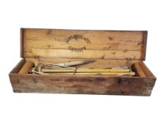 JAMES HOWELL & CO CARDIFF VINTAGE CROQUET SET