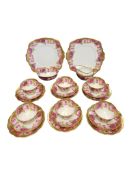 ROYAL ALBERT - 20TH CENTURY OLD ENGLISH ROSE CROWN CHINA TEA SERVICE