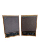 TANNOY ' LITTLE RED MONITOR ' TEAK CASED SPEAKERS