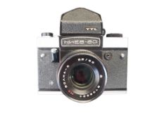 KIEV, USSR - VINTAGE KIEV 60 MEDIUM FORMAT SLR CAMERA