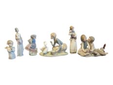 LLADRO - COLLECTION OF LATE 20TH CENTURY SPANISH PORCELAIN FIGURES