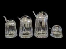 PALOMA PICASSO - LATE 20TH CENTURY VILLEROY & BOCH GLASS CRUET SET