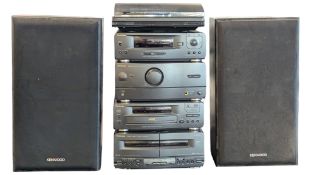 TECHNICS / KENWOOD, JAPAN - LATE 20TH CENTURY TECHNICS HIFI MUSIC STACKING SYSTEM