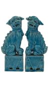 TWO VINTAGE 20TH CENTURY CHINESE FU DOGS