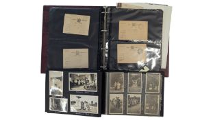 COLLECTION OF EARLY 20TH CENTURY & LATER PERSONAL PHOTOS & STAMPED ENVELOPES