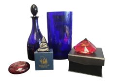 COLLECTION OF 20TH CENTURY VINTAGE STUDIO GLASS
