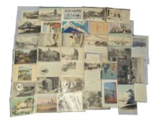 COLLECTION OF EARLY TO MID 20TH CENTURY JAPANESE POSTCARDS