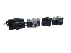 ROLLEI / ZEISS IKON - VINTAGE 126 SLR CAMERAS & 35MM CONTAFLEX