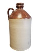 19TH CENTURY STONEWARE FLAGON
