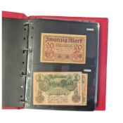 COLLECTION OF GERMAN AUSTRIAN & HUNGARIAN BANKNOTES