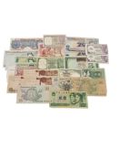 COLLECTION OF VARIOUS BANK NOTES - BRITISH & WORLDWIDE