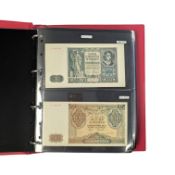 COLLECTION OF EUROPEAN BANKNOTES