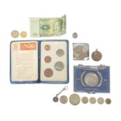 COLLECTION OF BRITISH & FOREIGN COINS
