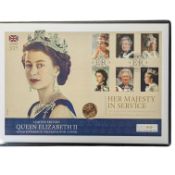 2017 QUEEN ELIZABETH II GOLD SOVEREIGN COIN COVER
