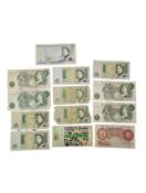 COLLECTION OF BRITISH BANKNOTES